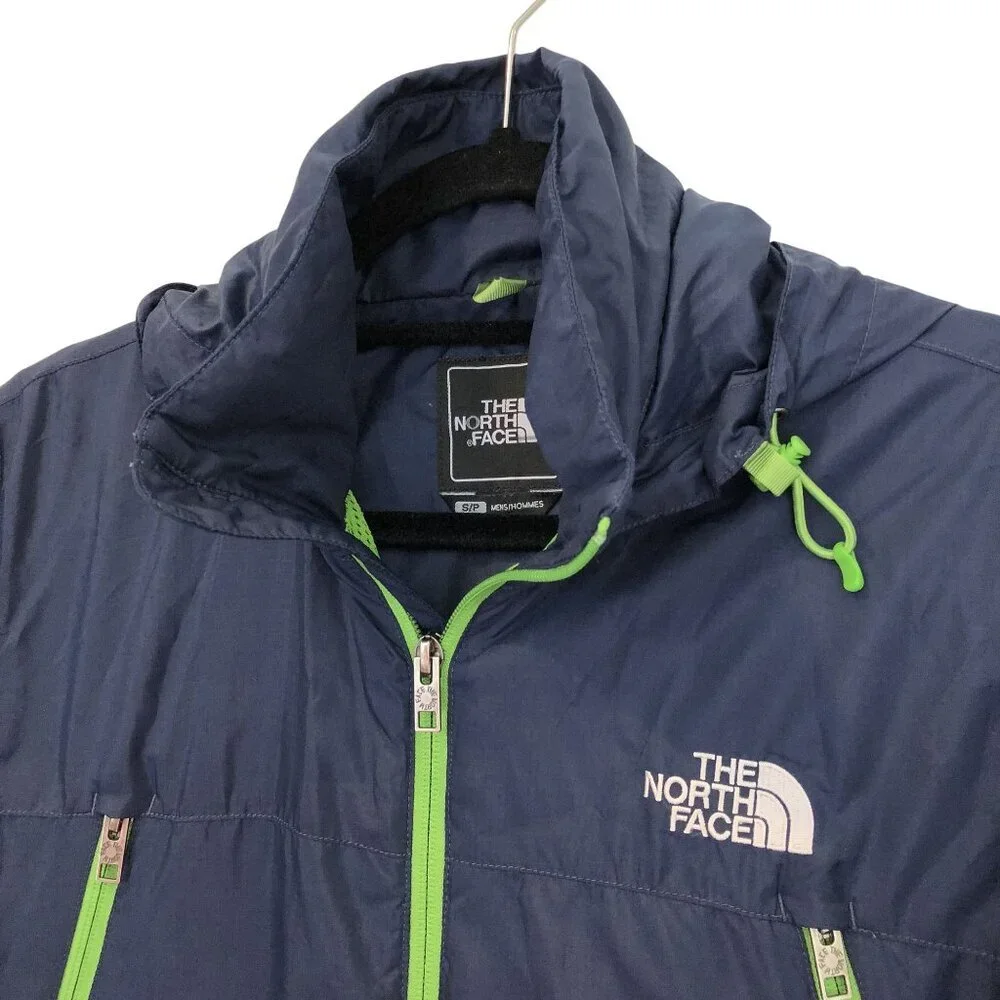 The North Face Mens S Lightweight Waterproof Jacket Packable Hood Zip Pockets